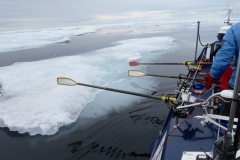 A narrow lead through ice floes LARGE (if Poss)